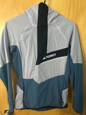 Adidas Terrex Techrock Ultralight Half-Zip Hooded Fleece Jacket